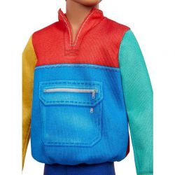 Barbie Ken Fashionistas Slender Color-Blocked Jacket-Style Top Nr. 163