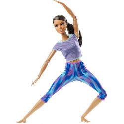 Barbie Made To Move Brunette Ponytail Wearing Athleisure-wear