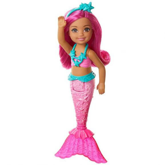 Barbie Chelsea Mermaid Dreamtopia with pink Hair and tail