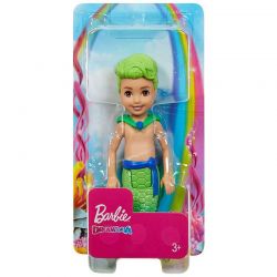 Barbie Chelsea Merboy Doll Dreamtopia Green