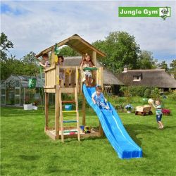 Jungle Gym Chalet lektorn komplett inkl. rutschkana