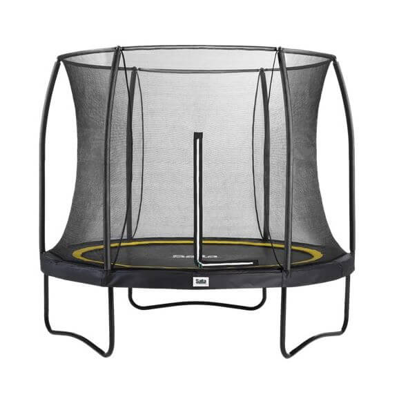 SALTA Studsmatta Comfort Edition Ø251 cm, svart inkl. säkerhetsnät