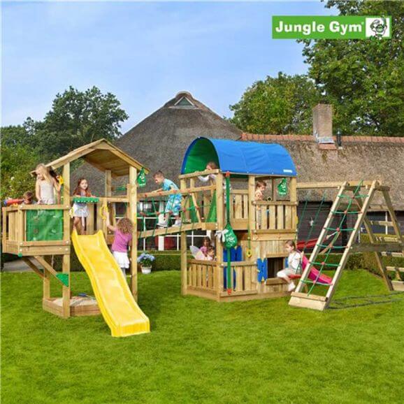Jungle Gym Lekuniversum 5 komplett Jungle Gym med rutschkana