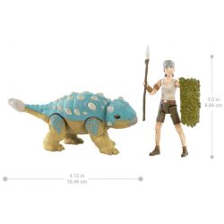 Jurassic World Ben figur och dinosauriefigur Ankylosaurus Bumpy