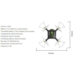 Radiostyrd Drönare Syma XP20 med hovering 2,4 Ghz