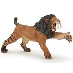 Papo Smilodon med man