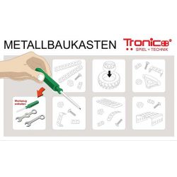 Krone Balpress Byggmodell Metall 1:32 Tronico