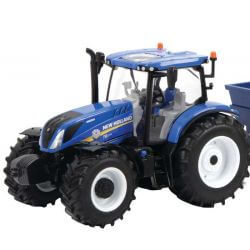Britains New Holland T6 med NC Släpvagn 1:32