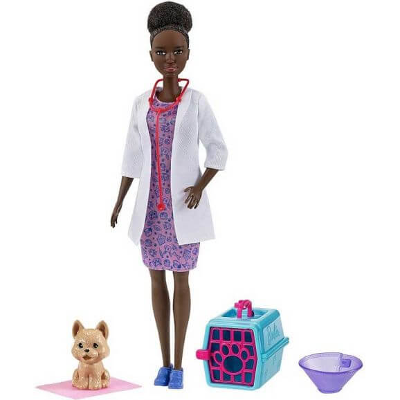 Barbie Veterinär med Hund och Tillbehör