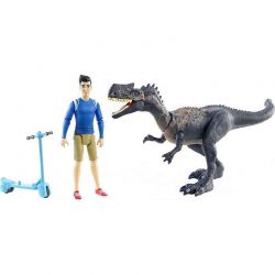 Jurassic World Kenji figur och dinosauriefigur Monolophsaurus