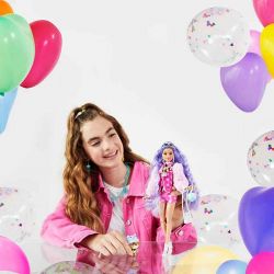 Barbie Extra Teddy Bear Jacket & Shorts with Pet