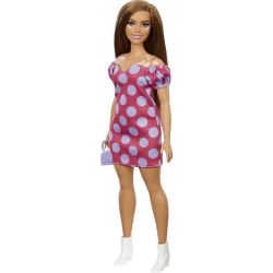Barbiedocka Curvy Fashionistas prickig klänning Nr. 171