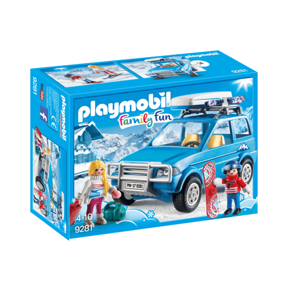 Playmobil bil med takbox 9281