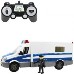 Radiostyrd Polisbil Mercedes 1:18