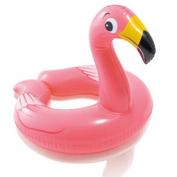 Badring Flamingo Intex simring barn