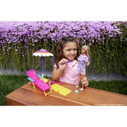 Barbie solsäng med parasoll Beach Day Storystarter