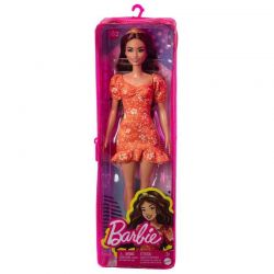 Barbiedocka Fashionistas Orange Dress