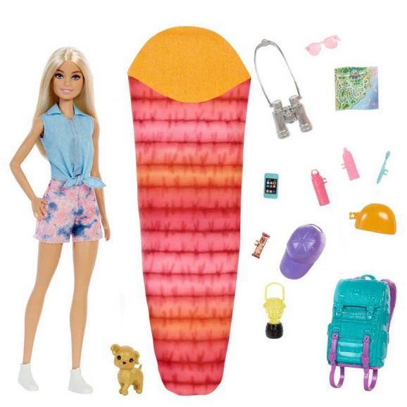 Barbie Camping Docka med tillbehör