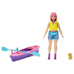 Barbiedocka Camping Daisy Playset Kajak