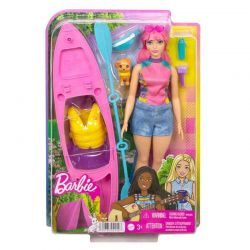 Barbiedocka Camping Daisy Playset Kajak
