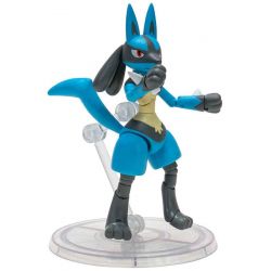 Lucario Select med rörliga leder Pokemon Select Articulated Figure 15 cm 