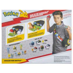 Pokemon Pikachu Med Luxury Ball Och Poke Ball Clip N Go Bandolier Set