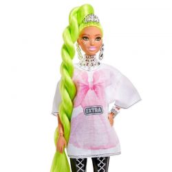 Barbie Extra Docka Grönt hår Neon