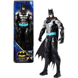 Batman Figur med grå och svart dräkt blå 30 cm DC Comics