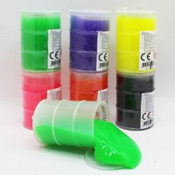 Slime i häftiga färger
