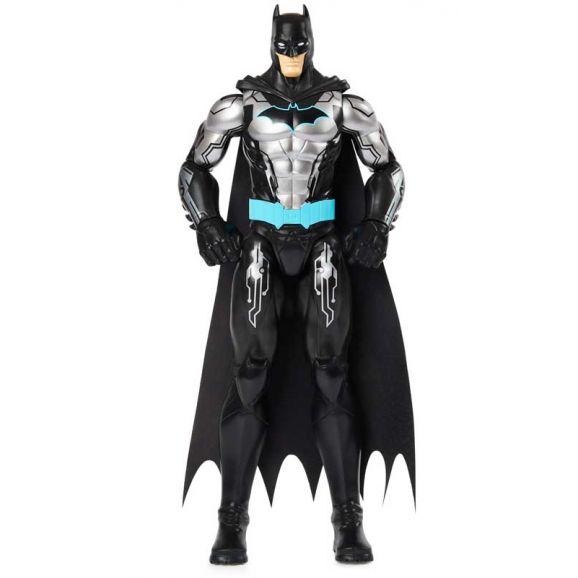 Batman Figur med grå och svart dräkt blå 30 cm DC Comics