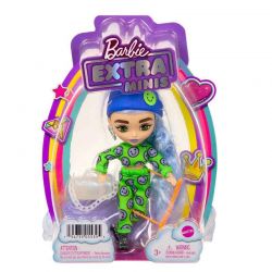 Barbie Extra Mini blått hår och mössa