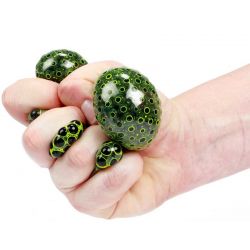 Klämboll Alien Egg med svarta pärlor
