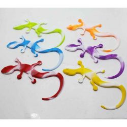 Squido Popit Strip suction Gecko Octoplop It Lizard Sugkopps ödla Fidget 20 cm