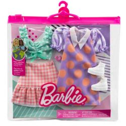 Barbie Fashion Polka Färgade Dockkläder