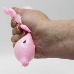 Squeeze krokodil klämdjur med vatten och pärlor