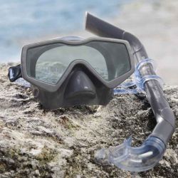 Snorkelset 14 år Cyklop Svart Bestway
