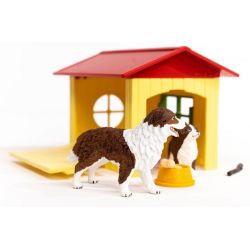 Schleich Hundkoja med hundar 42573