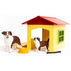 Schleich Hundkoja med hundar 42573