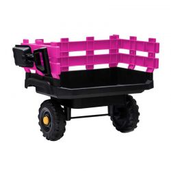Eltraktor Rosa Super Load med vagn 12 volt Jamara
