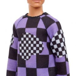 Barbie Ken Docka Sweater, Shorts Fashionistas Checkered